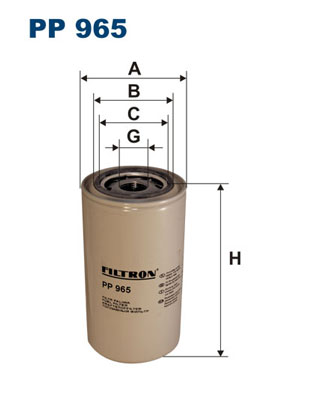 Filtr paliwa FILTRON PP965