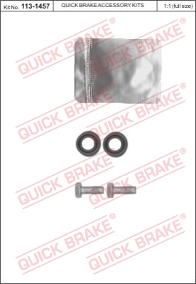 Zestaw naprawczy zacisk hamulcowy QUICK BRAKE 113-1457