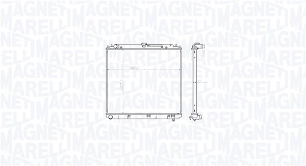 Chłodnica, układ chłodzenia silnika MAGNETI MARELLI 350213212800