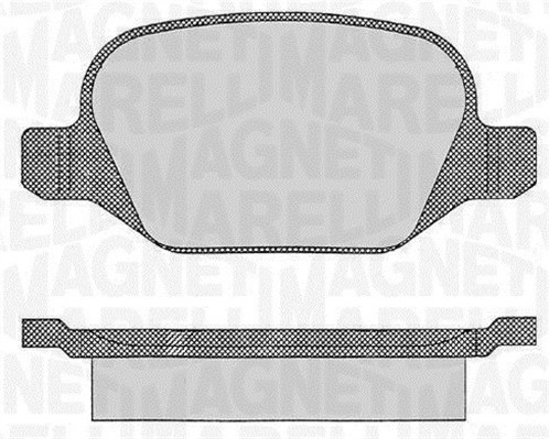 Klocki hamulcowe MAGNETI MARELLI 363916060109