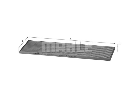 Filtr kabinowy MAHLE LA 355