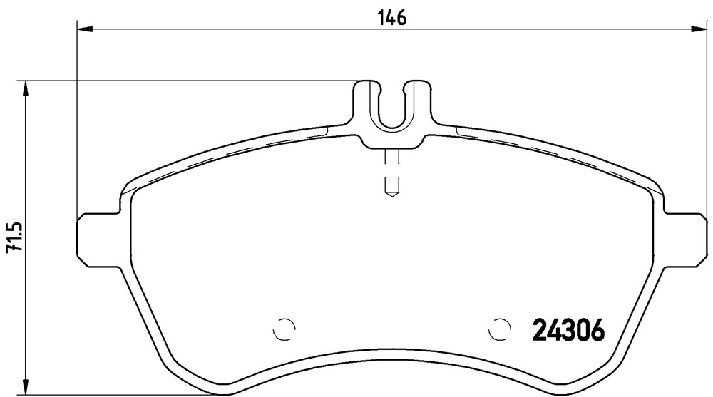 Klocki hamulcowe BREMBO P 50 070