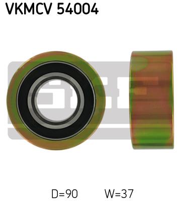 Rolka prowadząca paska osprzętu SKF VKMCV 54004