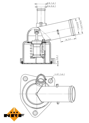 Termostat NRF 725043