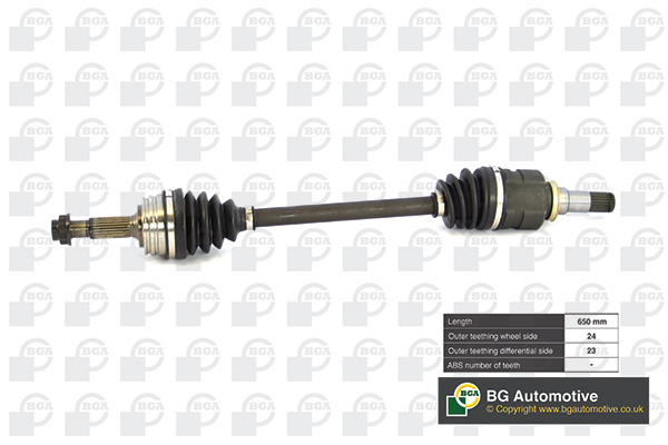 Półoś napędowa BGA DS6730L