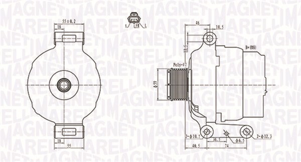 Alternator MAGNETI MARELLI 063731639010