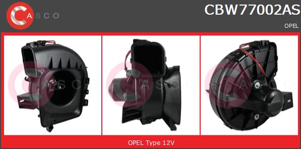 Wentylator wnętrza CASCO CBW77002AS