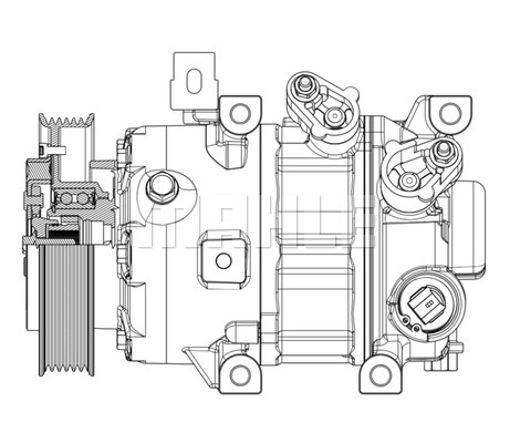 Kompresor klimatyzacji MAHLE ACP 635 000P