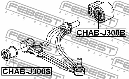 Tuleja wahacza FEBEST CHAB-J300B