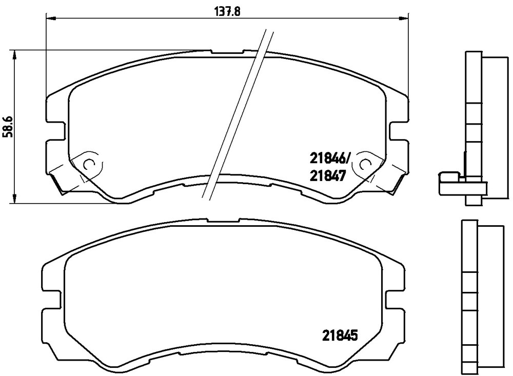 Klocki hamulcowe BREMBO P 59 020