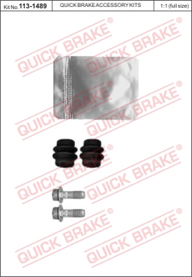 Zestaw naprawczy zacisk hamulcowy QUICK BRAKE 113-1489