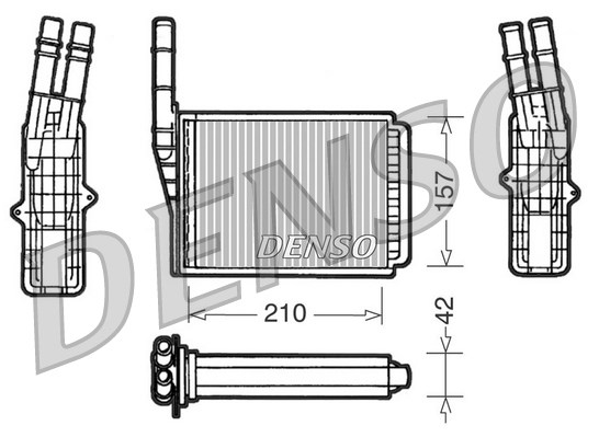 Nagrzewnica DENSO DRR23013