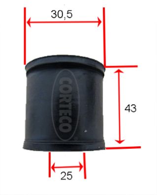 Guma stabilizatora CORTECO 49405655