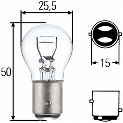 Żarówka kierunkowskazu HELLA 8GD 002 078-173