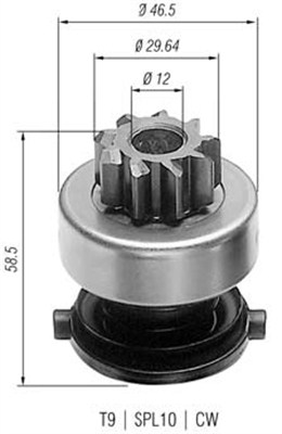 Bendiks rozrusznika MAGNETI MARELLI 940113020136