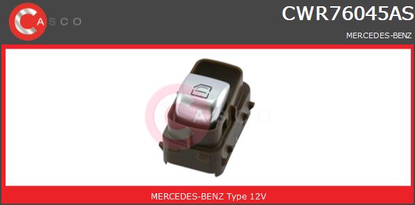 Przełącznik podnośnika szyby CASCO CWR76045AS