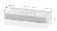 Filtr kabinowy MANN-FILTER CU 16 003-2