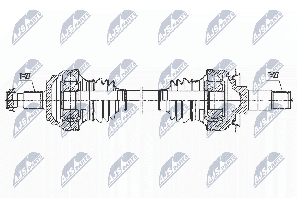 Wał napędowy NTY NPW-ME-156