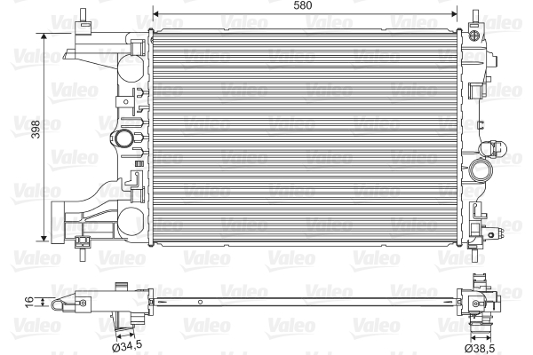Chłodnica VALEO 701594