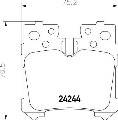 Klocki hamulcowe HELLA 8DB 355 006-651