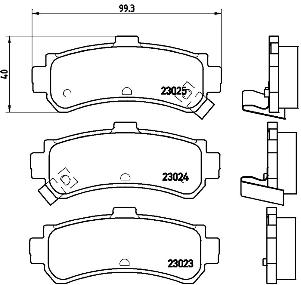 Klocki hamulcowe BREMBO P 56 035