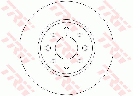 Tarcza hamulcowa TRW DF6347