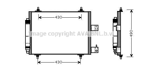 Skraplacz klimatyzacji AVA QUALITY COOLING CNA5213D