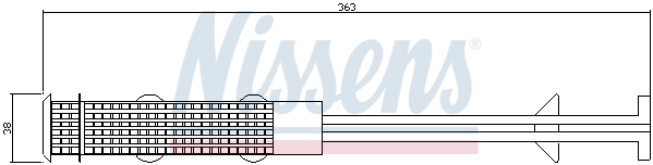 Osuszacz klimatyzacji NISSENS 95357