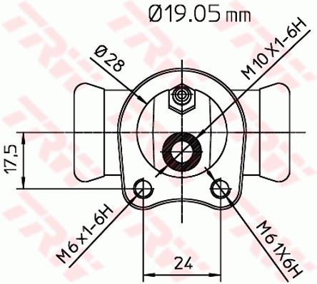 Cylinderek TRW BWD119