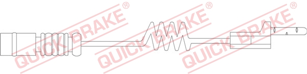 Czujnik zużycia klocków QUICK BRAKE WS 0168 A