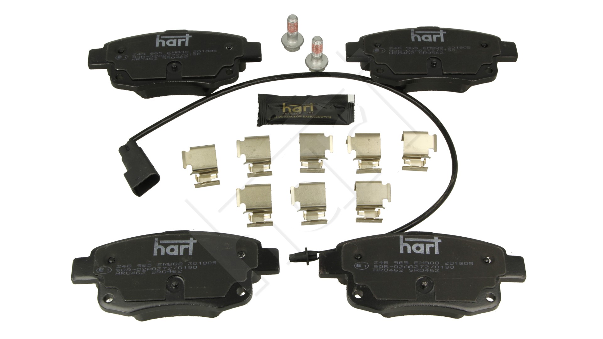 Klocki hamulcowe HART 248 965