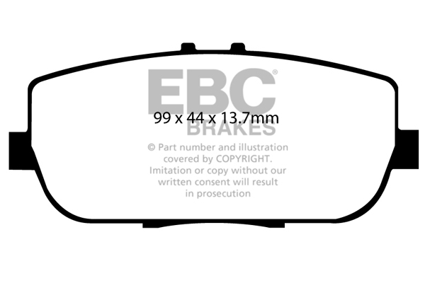 Klocki hamulcowe EBC BRAKES DP41775R