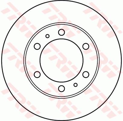 Tarcza hamulcowa TRW DF4917