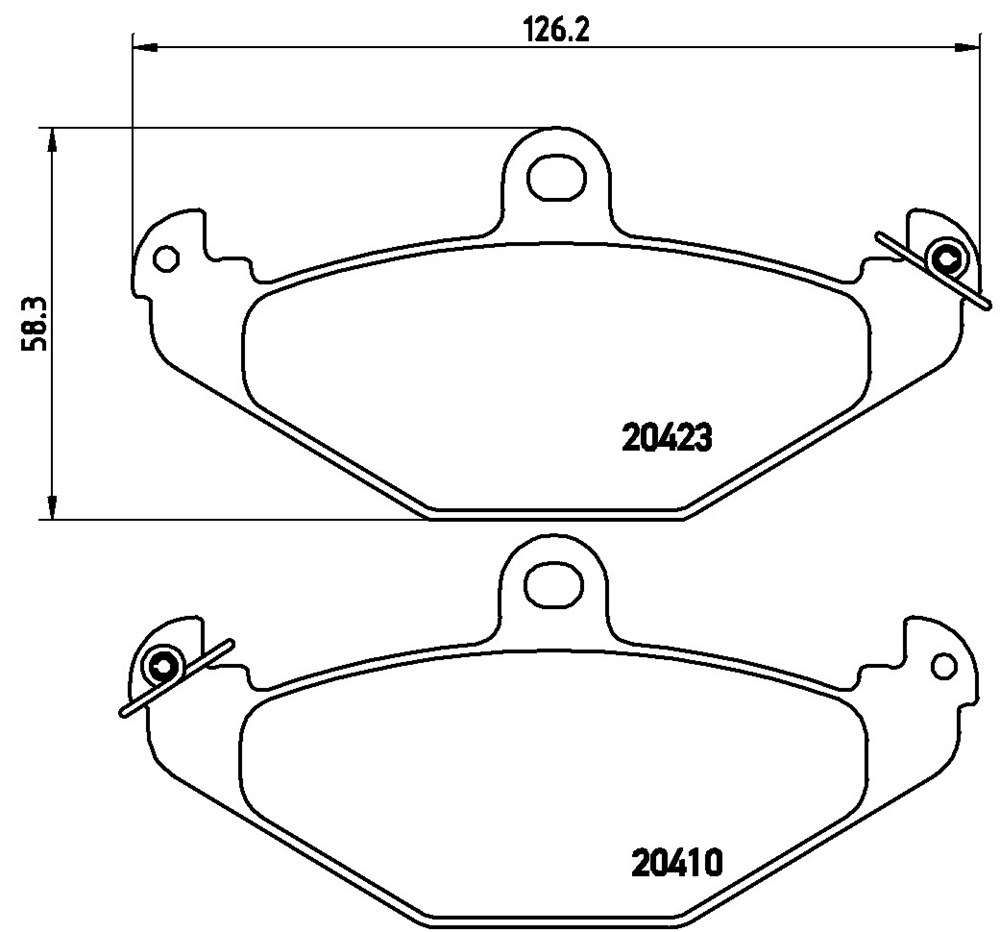 Klocki hamulcowe BREMBO P 68 017