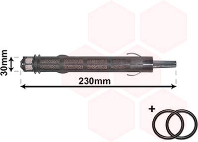Osuszacz klimatyzacji VAN WEZEL 1700D315