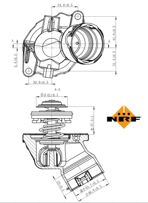 Termostat NRF 725032