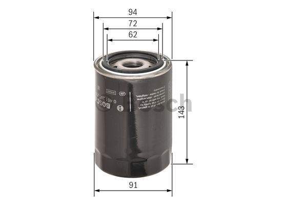 Filtr oleju BOSCH 0 451 203 218