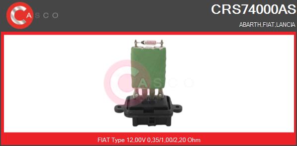Opornik wentylatora CASCO CRS74000AS