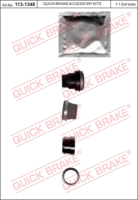 Zestaw naprawczy zacisk hamulcowy QUICK BRAKE 113-1348