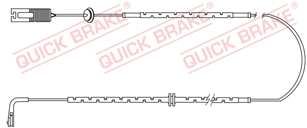 Czujnik zużycia klocków QUICK BRAKE WS 0198 A