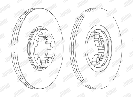 Tarcza hamulcowa JURID 562141JC