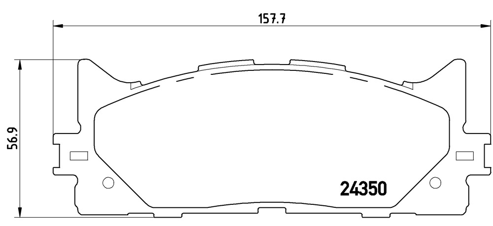 Klocki hamulcowe BREMBO P 83 117X