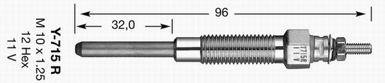 Świeca żarowa NGK 5376