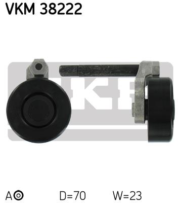 Rolka napinacza paska osprzętu SKF VKM 38222