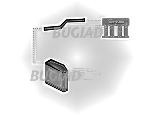 Przewód powietrza doładowującego BUGIAD 86600