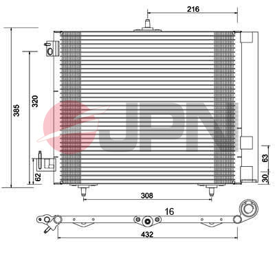 Skraplacz klimatyzacji JPN 60C9090-JPN