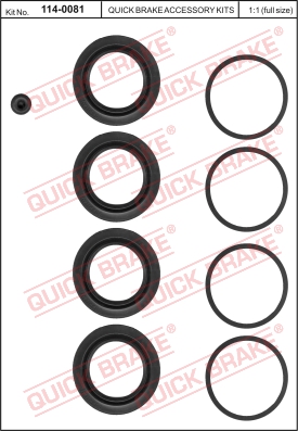 Zestaw naprawczy zacisku hamulcowego QUICK BRAKE 114-0081