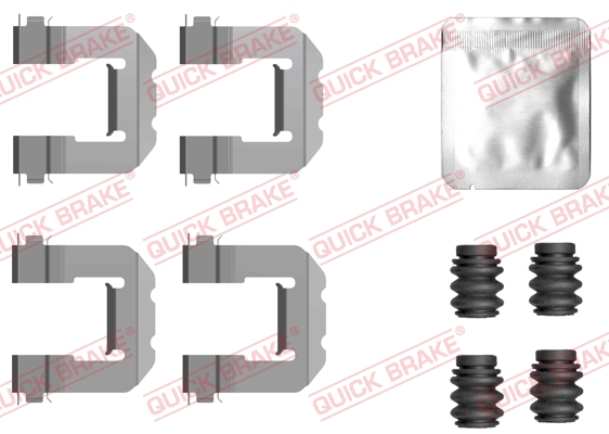 Zestaw akcesoriów montażowych  klocków hamulcowych QUICK BRAKE 109-0127