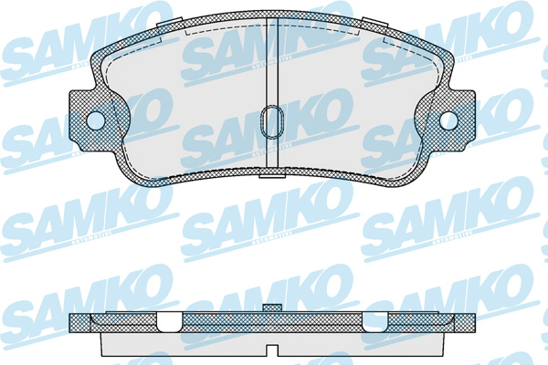 Klocki hamulcowe SAMKO 5SP106