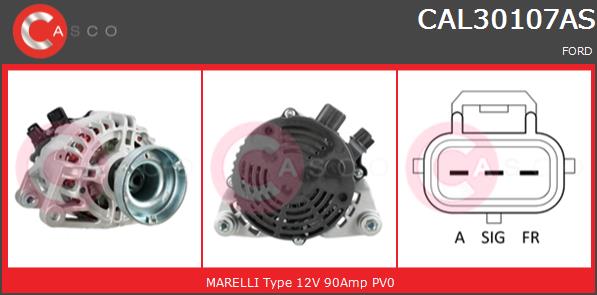 Alternator CASCO CAL30107AS